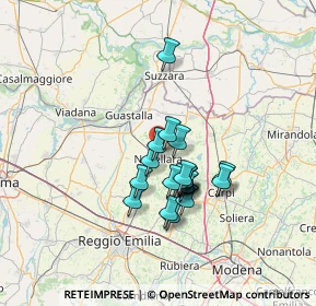 Mappa Via Fratelli Manfredi, 42017 Novellara RE, Italia (10.316)