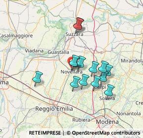 Mappa Via Fratelli Manfredi, 42017 Novellara RE, Italia (11.52571)