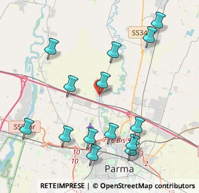 Mappa Strada Paratoia, 43126 Baganzola PR, Italia (4.49286)