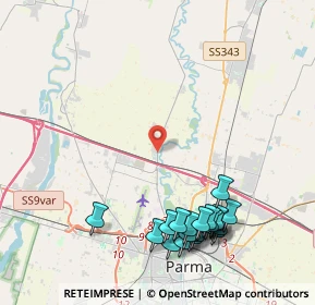 Mappa Strada Paratoia, 43126 Baganzola PR, Italia (5.0225)