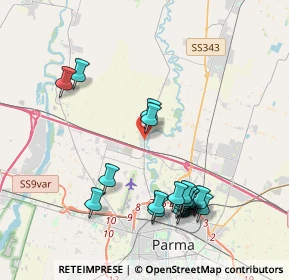 Mappa Strada Paratoia, 43126 Baganzola PR, Italia (4.2565)