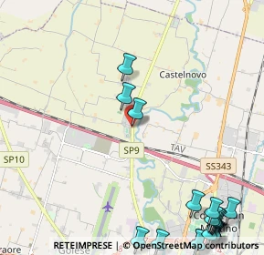 Mappa Strada Paratoia, 43126 Baganzola PR, Italia (3.5305)