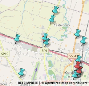 Mappa Strada Paratoia, 43126 Baganzola PR, Italia (2.91643)