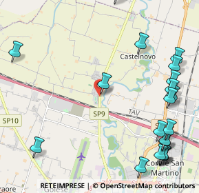 Mappa Strada Paratoia, 43126 Baganzola PR, Italia (3.0365)