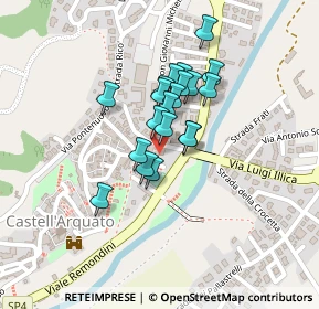 Mappa Via Dente, 29014 Castell'Arquato PC, Italia (0.148)