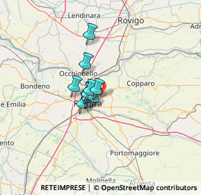 Mappa Via Copparo, 44123 Ferrara FE, Italia (7.05)