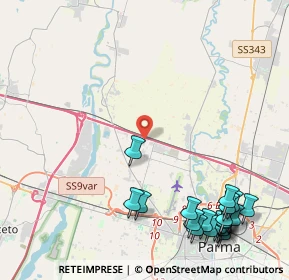 Mappa Strada Maretto, 43126 Parma PR, Italia (6.0275)