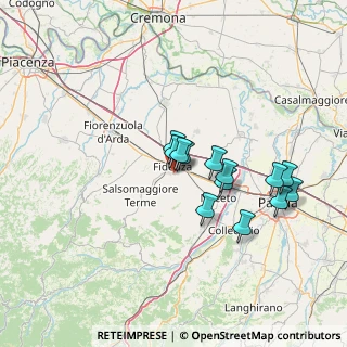 Mappa Via Enrico Berlinguer, 43036 Fidenza PR, Italia (11.62077)
