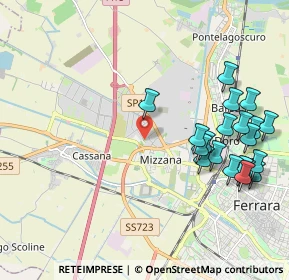 Mappa Via Felice Gioelli, 44122 Ferrara FE, Italia (2.359)