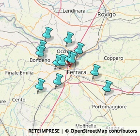 Mappa Via Felice Gioelli, 44122 Ferrara FE, Italia (10.36692)