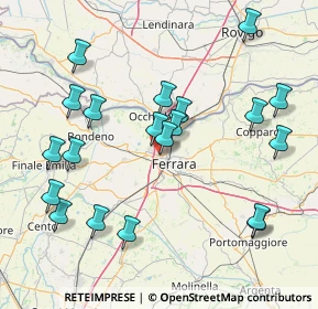 Mappa Via Felice Gioelli, 44122 Ferrara FE, Italia (17.505)