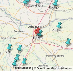 Mappa Via Teodoro Bonati, 44122 Ferrara FE, Italia (20.90813)