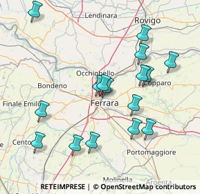 Mappa Via Teodoro Bonati, 44122 Ferrara FE, Italia (15.83188)