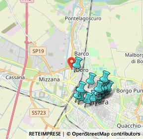 Mappa Via Teodoro Bonati, 44122 Ferrara FE, Italia (2.009)