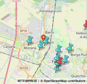 Mappa Via Teodoro Bonati, 44122 Ferrara FE, Italia (2.16909)