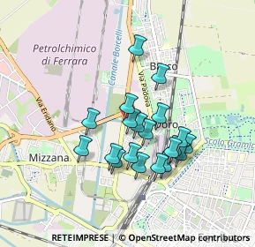 Mappa Via Teodoro Bonati, 44122 Ferrara FE, Italia (0.727)