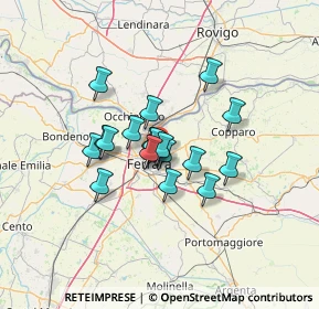 Mappa 44123 Ferrara FE, Italia (8.899)