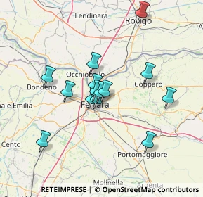 Mappa 44123 Ferrara FE, Italia (11.67071)