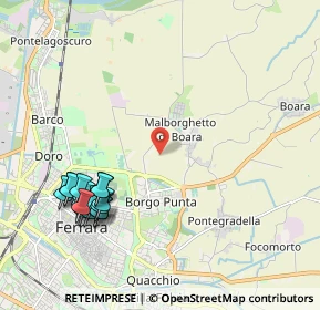 Mappa 44123 Ferrara FE, Italia (2.45688)