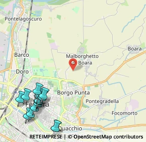 Mappa 44123 Ferrara FE, Italia (3.09286)