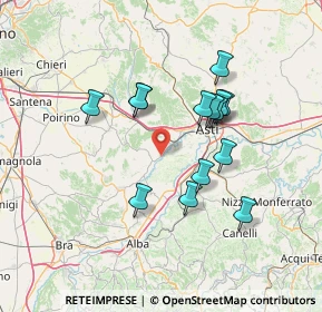 Mappa Frazione San Grato, 14015 San Damiano d'Asti AT, Italia (12.43786)