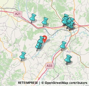 Mappa Frazione San Grato, 14015 San Damiano d'Asti AT, Italia (8.22444)