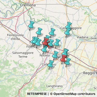 Mappa Strada Mulino di Bellena, 43010 Fontanellato PR, Italia (10.293)