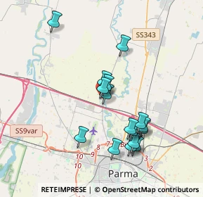 Mappa Via Nabucco, 43126 Baganzola PR, Italia (3.45938)