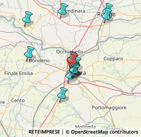 Mappa Via Traversagno, 44123 Ferrara FE, Italia (11.72786)