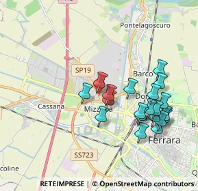 Mappa Via Traversagno, 44123 Ferrara FE, Italia (1.902)