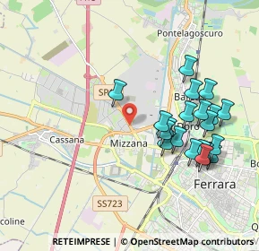 Mappa Via Traversagno, 44123 Ferrara FE, Italia (1.96)