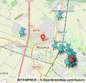 Mappa Via Traversagno, 44123 Ferrara FE, Italia (2.805)
