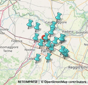 Mappa Strada Chiesa di Baganzola, 43126 Parma PR, Italia (10.875)