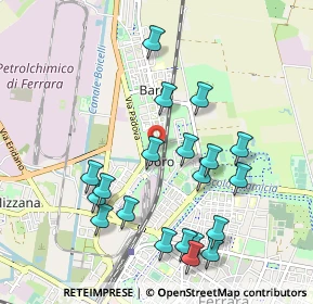 Mappa Via Salvatore Allende, 44122 Ferrara FE, Italia (1.0405)