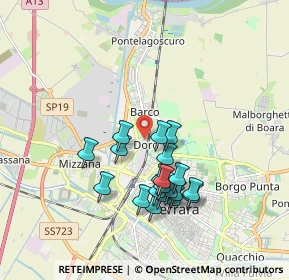 Mappa Via Domenico Panetti, 44122 Ferrara FE, Italia (1.6485)