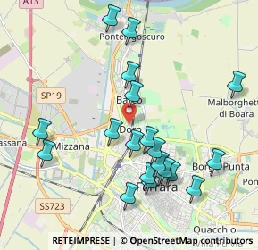 Mappa Via Salvatore Allende, 44122 Ferrara FE, Italia (2.062)