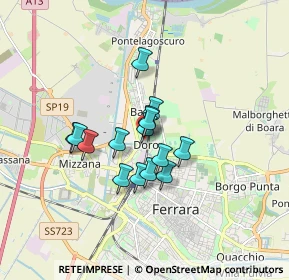 Mappa Via Domenico Panetti, 44122 Ferrara FE, Italia (1.152)