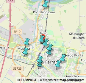 Mappa Via Domenico Panetti, 44122 Ferrara FE, Italia (1.89)