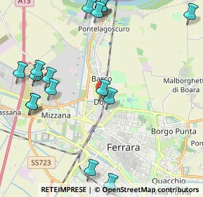 Mappa Via Salvatore Allende, 44122 Ferrara FE, Italia (2.7)