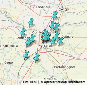 Mappa Via Salvatore Allende, 44122 Ferrara FE, Italia (9.50389)