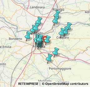 Mappa Via Copparo, 44123 Ferrara FE, Italia (9.7)