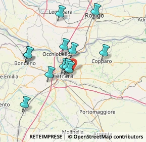 Mappa Via Copparo, 44123 Ferrara FE, Italia (13.11692)