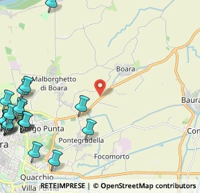 Mappa Via Copparo, 44123 Ferrara FE, Italia (3.466)