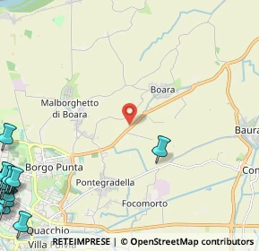 Mappa Via Copparo, 44123 Ferrara FE, Italia (4.22667)