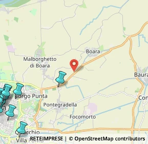 Mappa Via Copparo, 44123 Ferrara FE, Italia (3.96182)