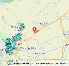 Mappa Via Copparo, 44123 Ferrara FE, Italia (3.20769)