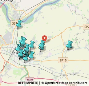 Mappa Via Copparo, 44123 Ferrara FE, Italia (4.2025)