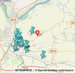 Mappa Via Copparo, 44123 Ferrara FE, Italia (4.33267)