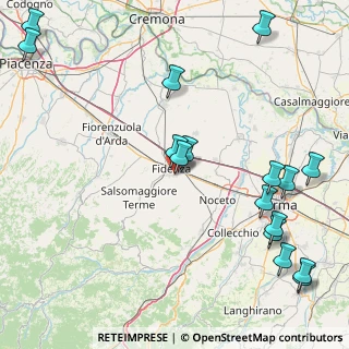Mappa Via Ponte Nuovo, 43036 Fidenza PR, Italia (22.25)