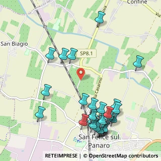 Mappa Via Lollia, 41038 San Felice Sul Panaro MO, Italia (1.30345)